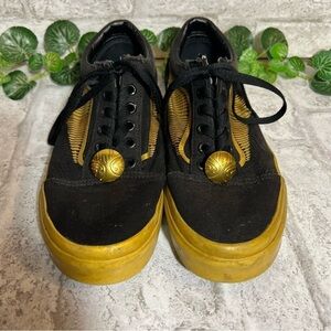 Vans X Harry Potter Golden Snitch Old Skool Shoes Size 5.5 Mens/Size 7 Womens‎